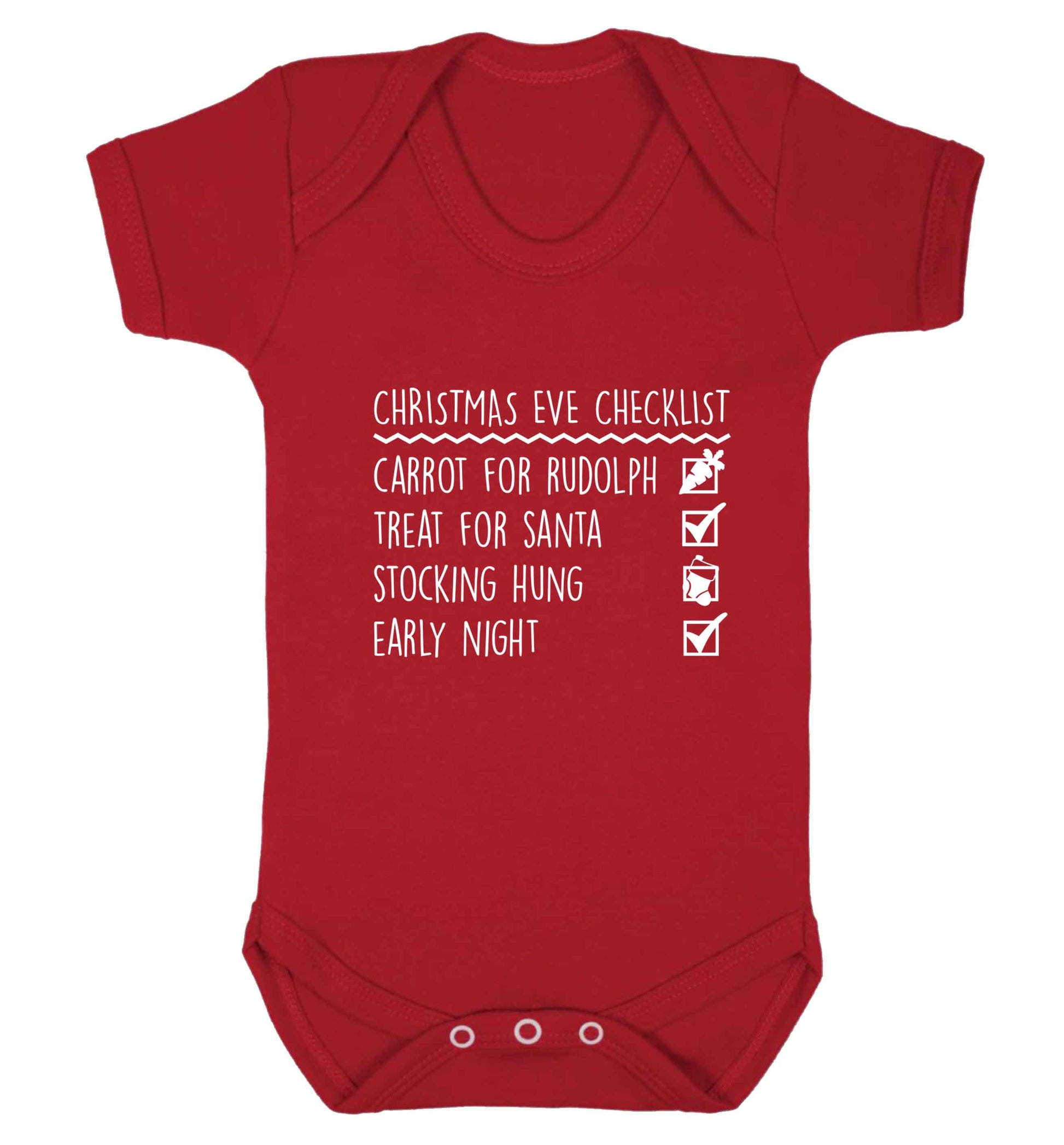 Candy Canes Candy Corns baby vest red 18-24 months