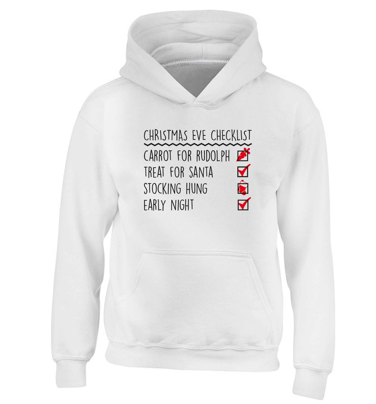 Candy Canes Candy Corns children's white hoodie 12-13 Years