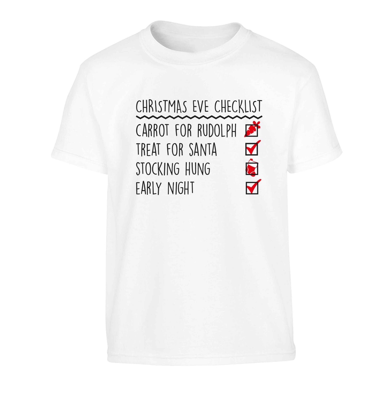 Candy Canes Candy Corns Children's white Tshirt 12-13 Years