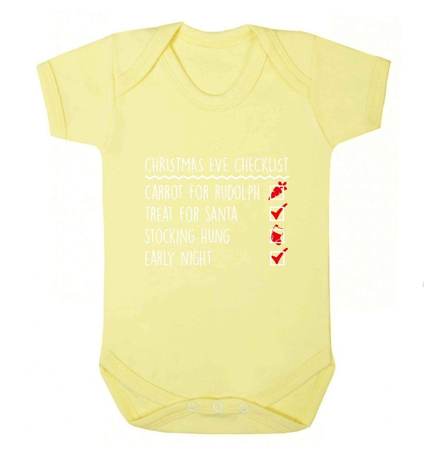 Candy Canes Candy Corns baby vest pale yellow 18-24 months