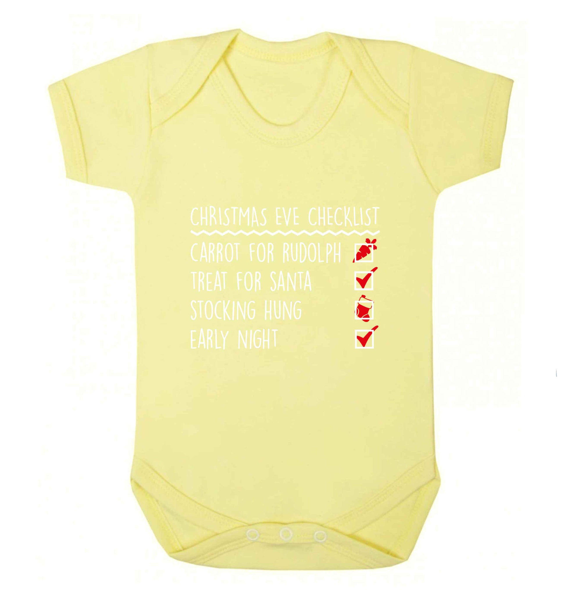 Candy Canes Candy Corns baby vest pale yellow 18-24 months