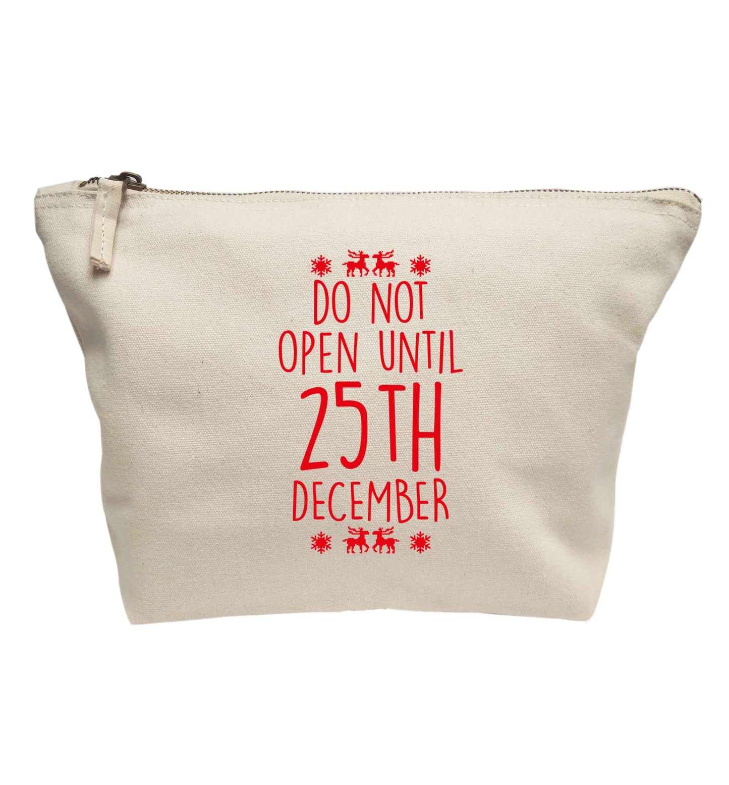 Do not open until 25th December | Makeup / wash bag