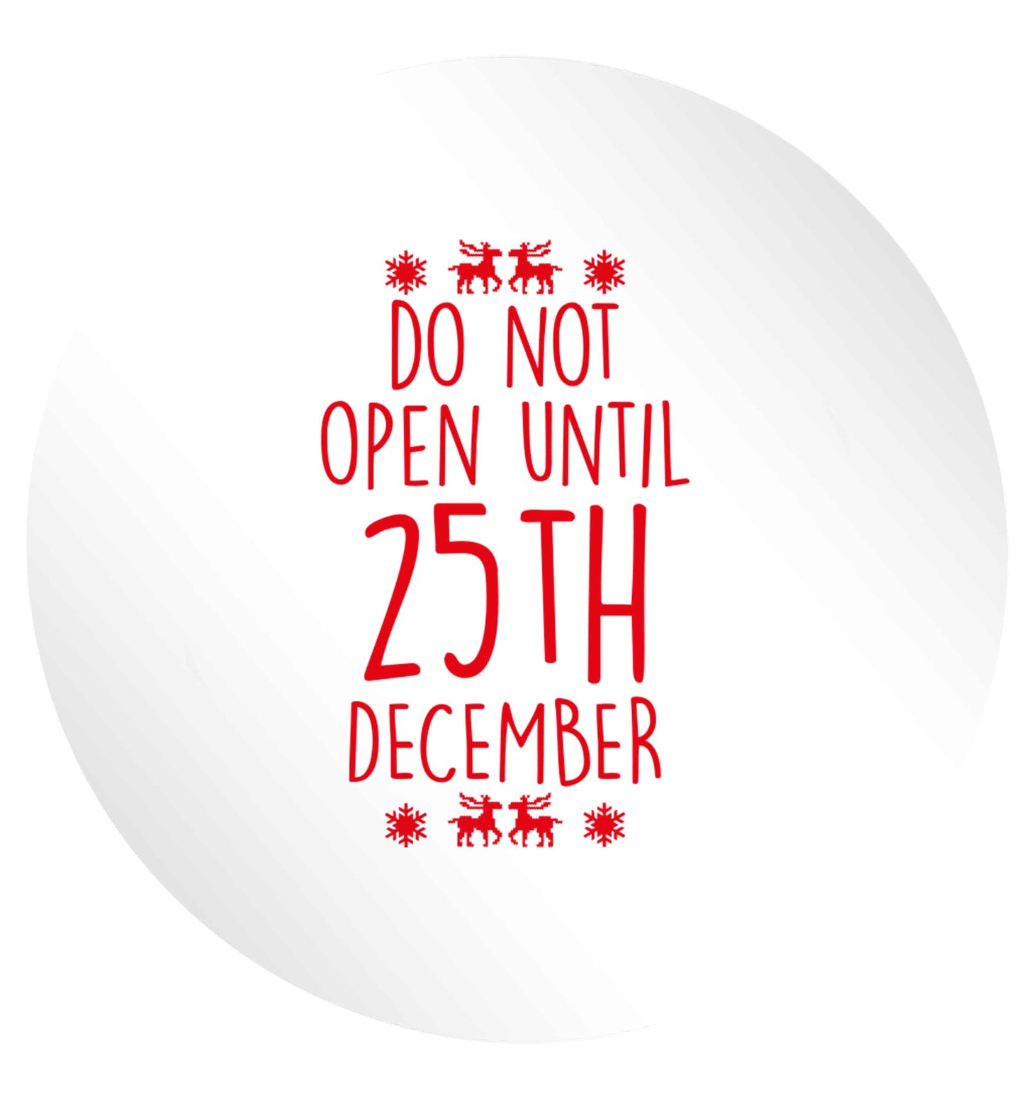 Christmas Eve Checklist 24 @ 45mm matt circle stickers