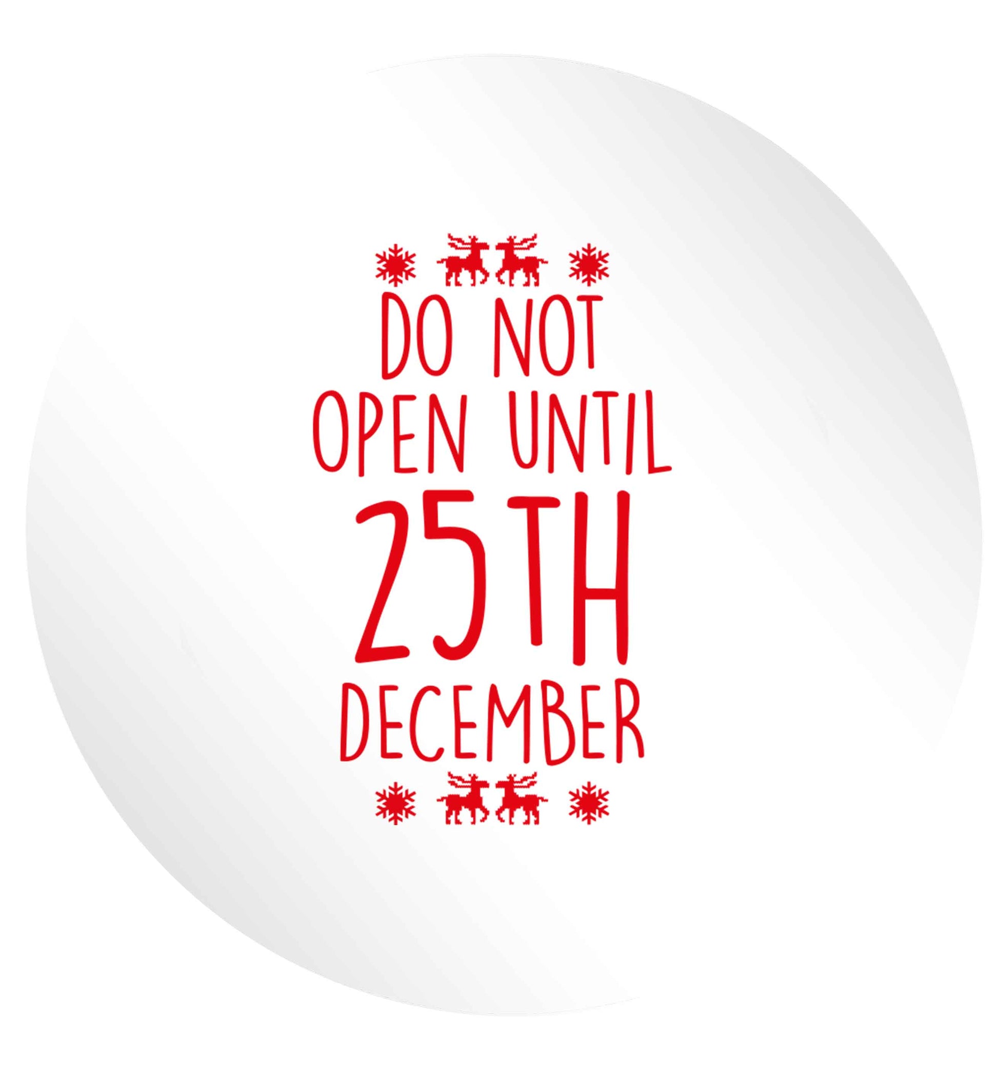 Christmas Eve Checklist 24 @ 45mm matt circle stickers