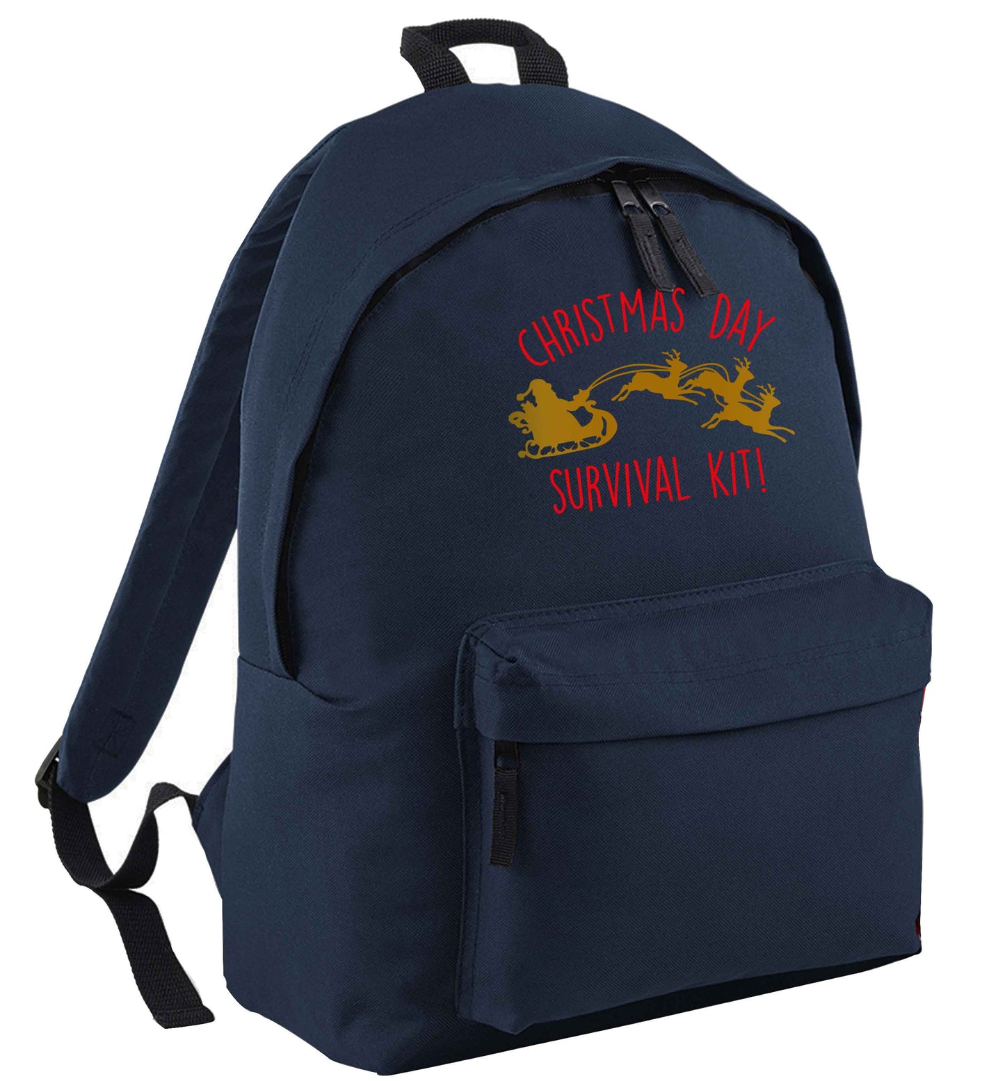 Christmas Day Survival Kitnavy adults backpack