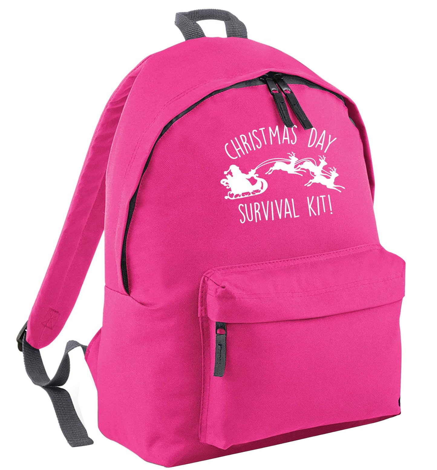 Christmas Day Survival Kitpink adults backpack