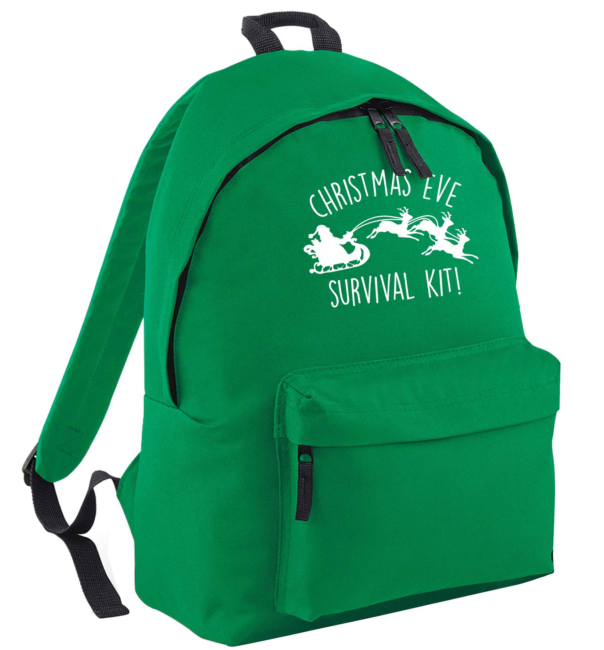 Christmas Day Survival Kitgreen adults backpack