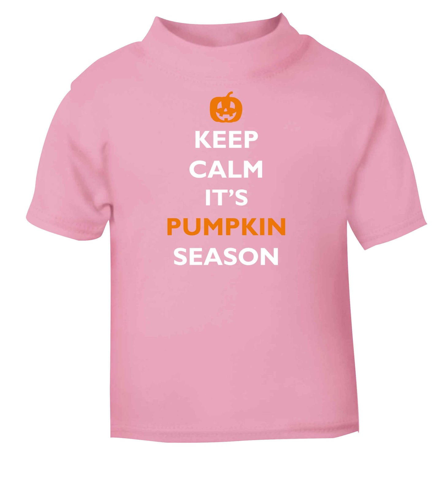 Calm Pumpkin Season light pink baby toddler Tshirt 2 Years