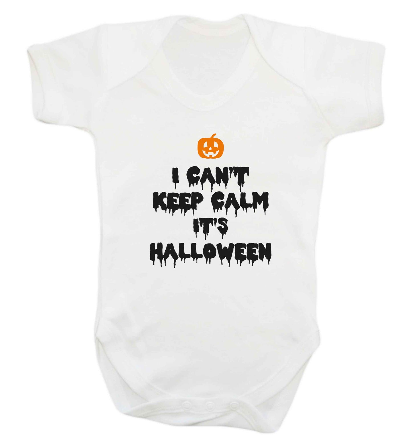 I can't keep calm it's halloween baby vest white 18-24 months