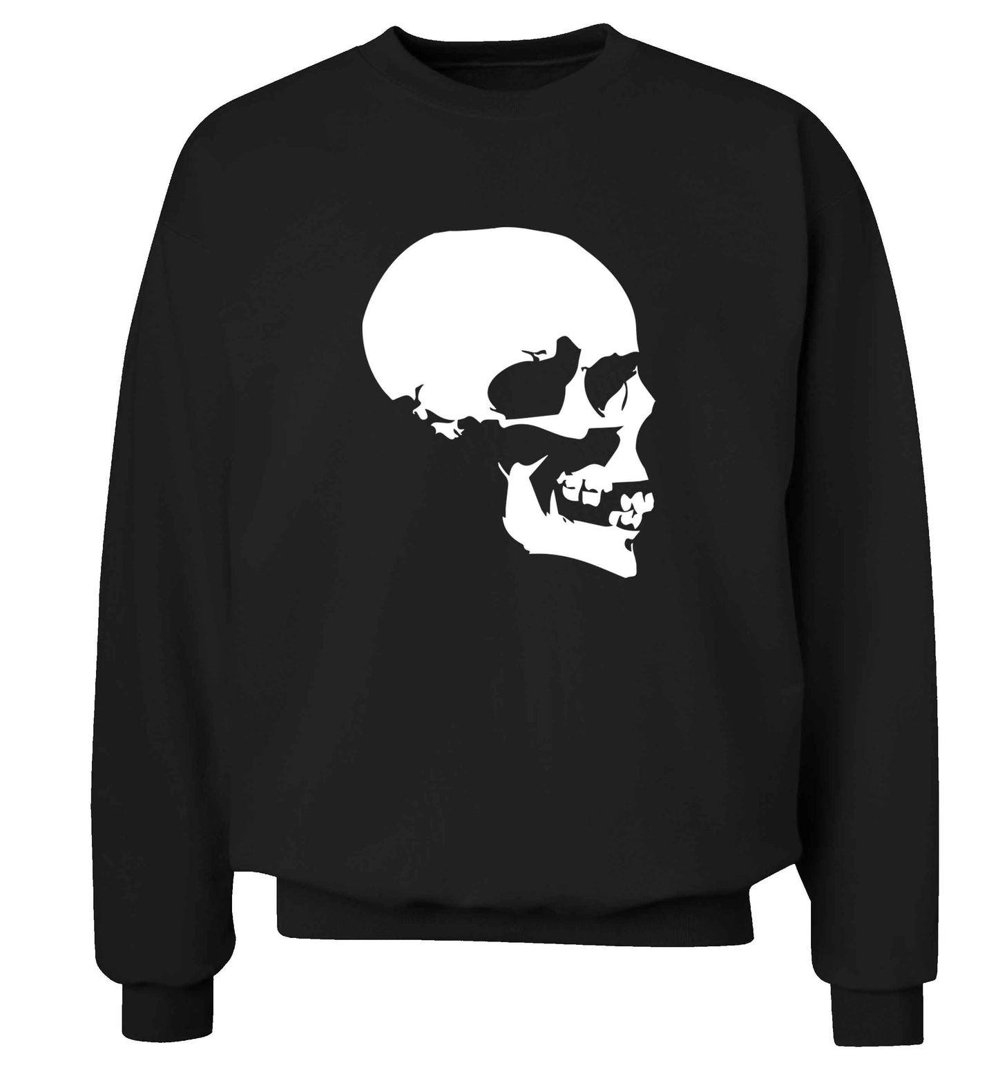Personalised Skull Halloween adult's unisex black sweater 2XL