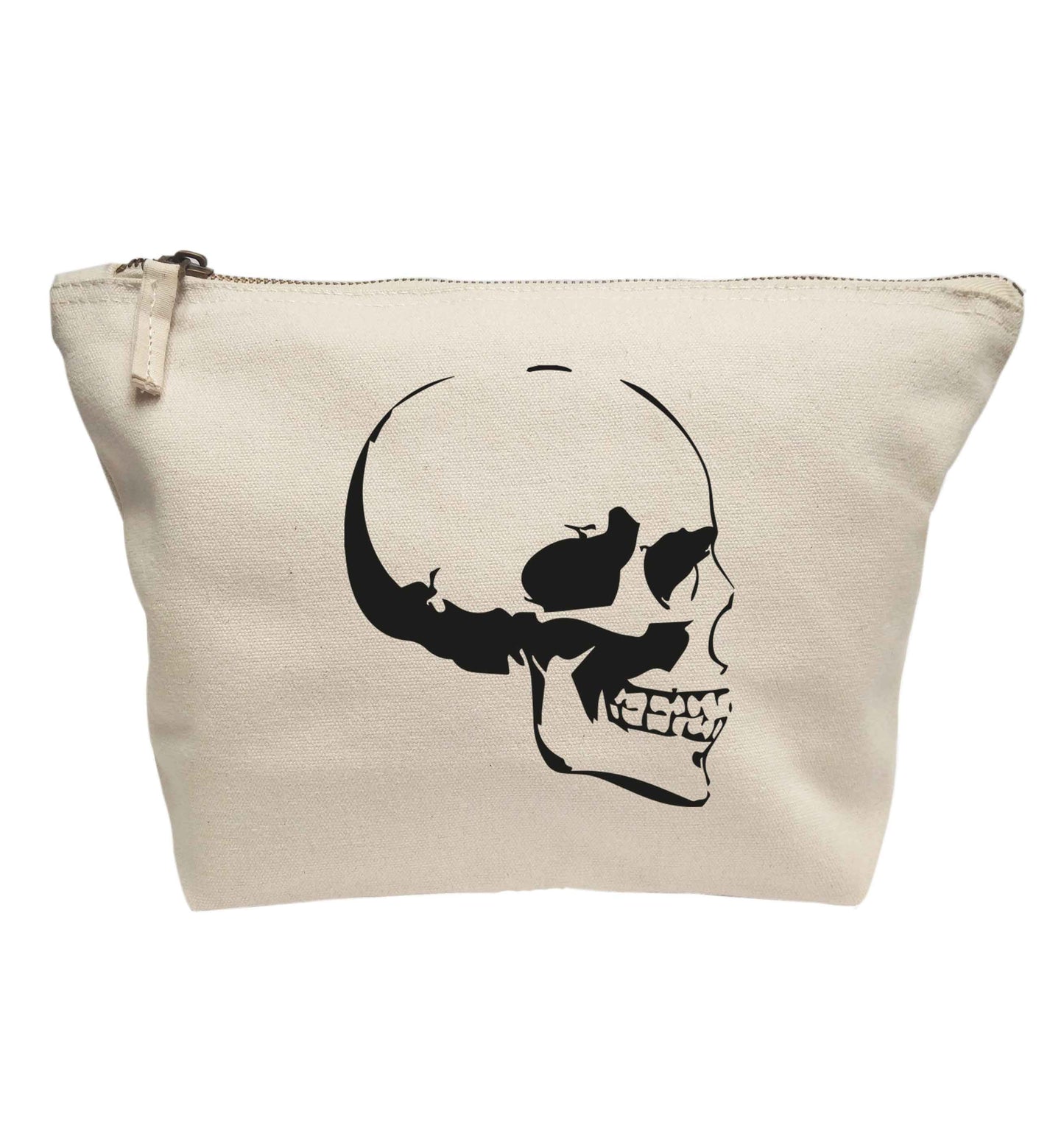 Personalised Skull Halloween | Makeup / wash bag