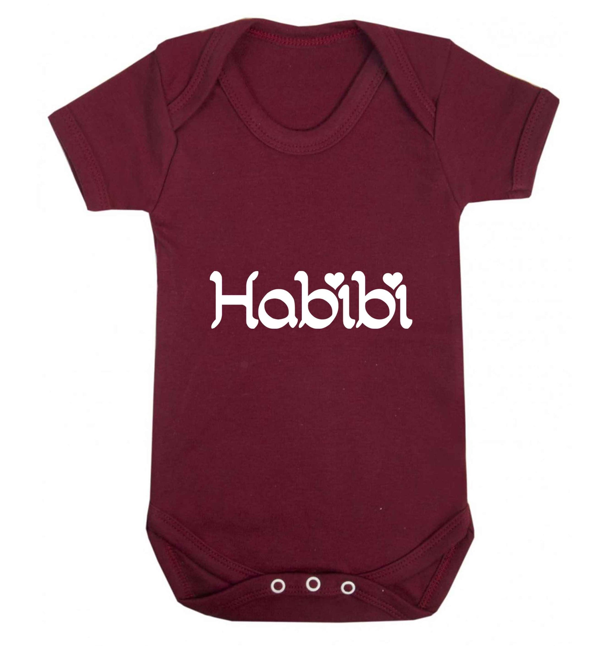 Habibi baby vest maroon 18-24 months