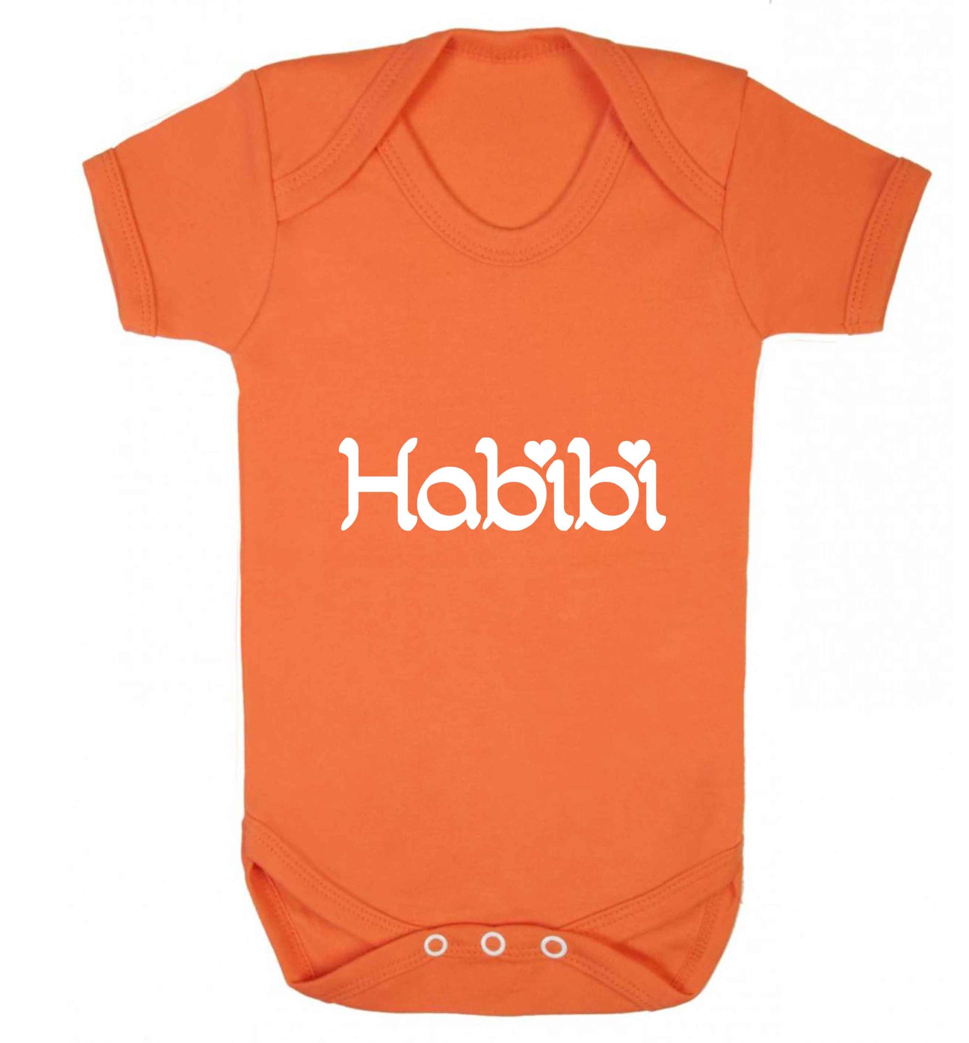 Habibi baby vest orange 18-24 months