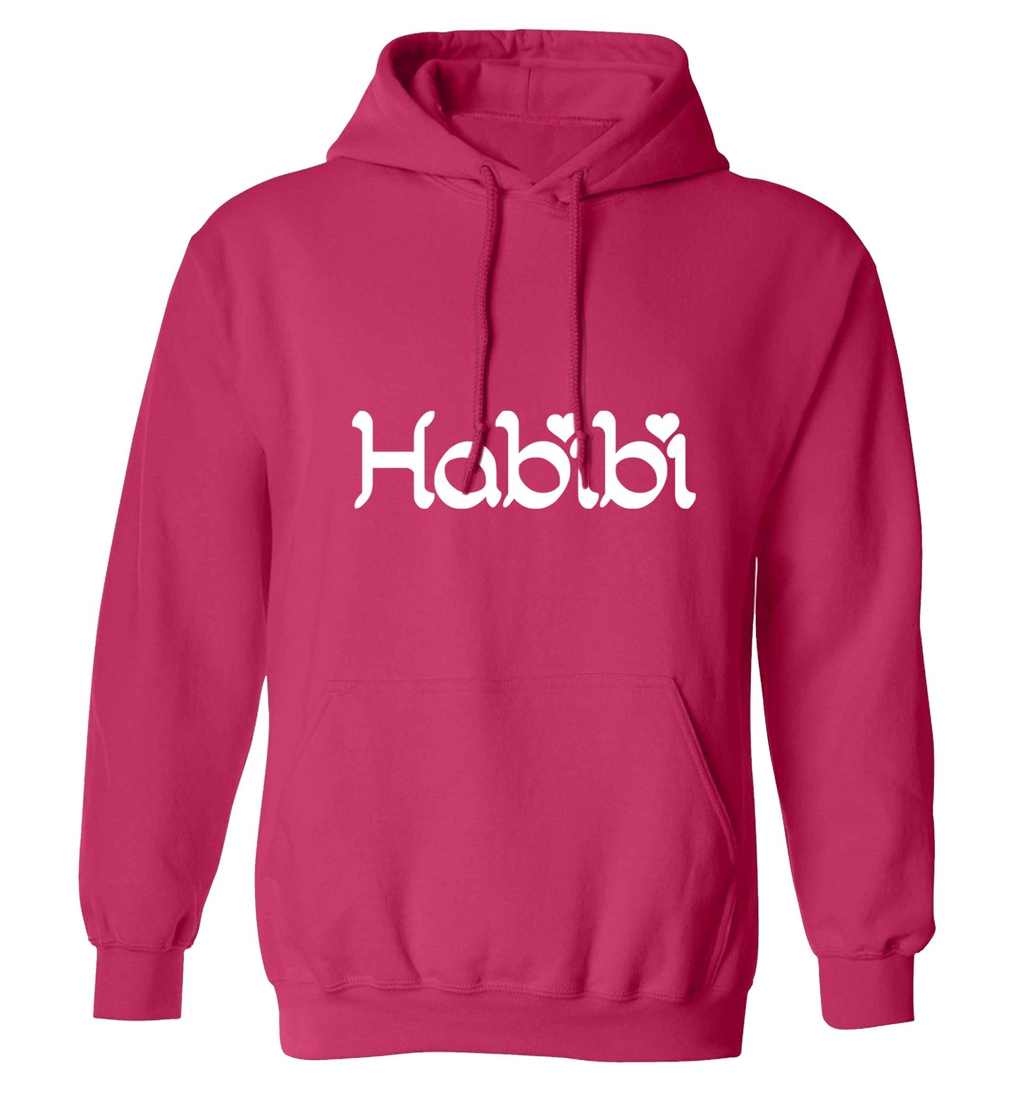 Habibi adults unisex pink hoodie 2XL