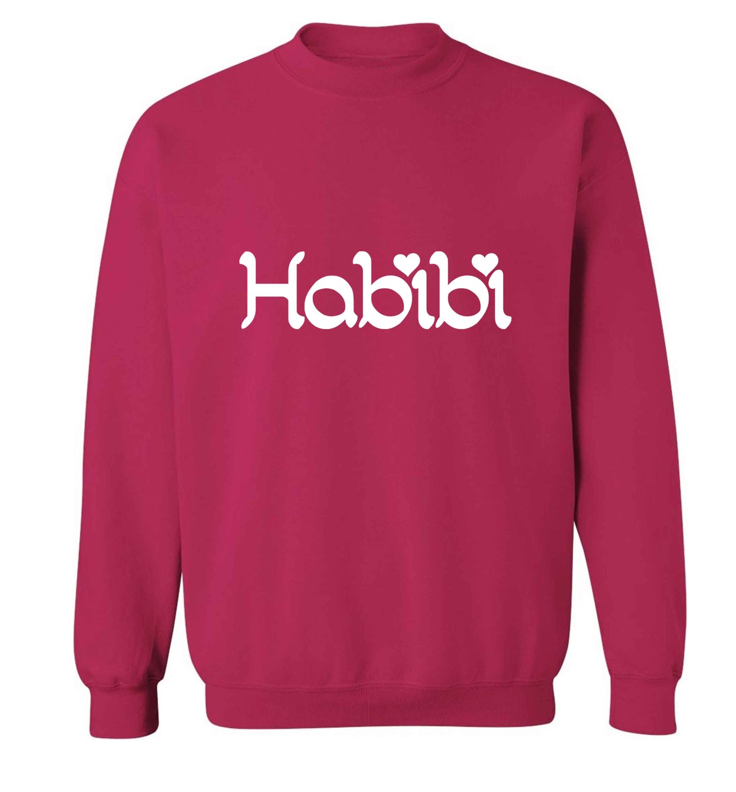 Habibi adult's unisex pink sweater 2XL