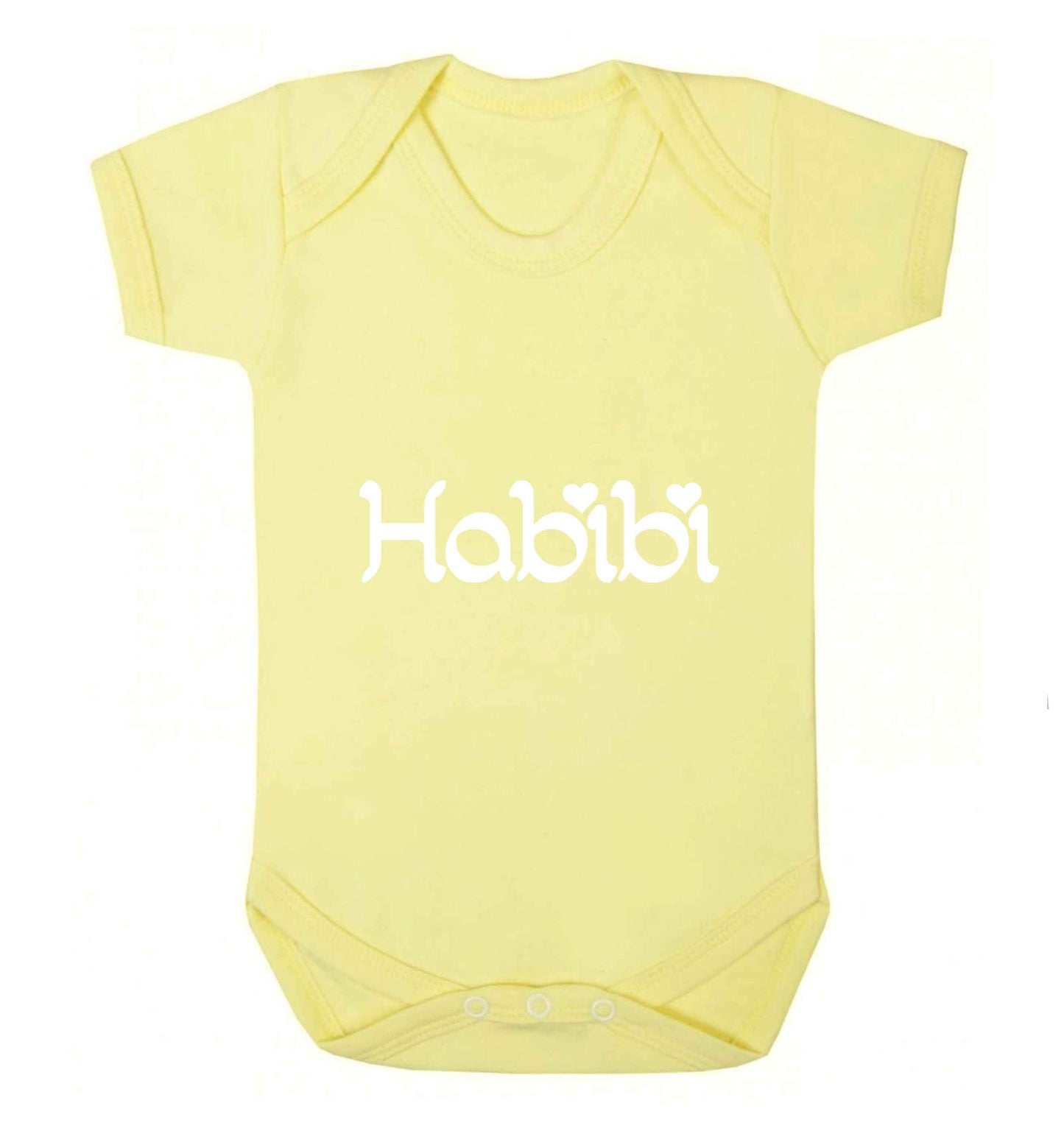 Habibi baby vest pale yellow 18-24 months