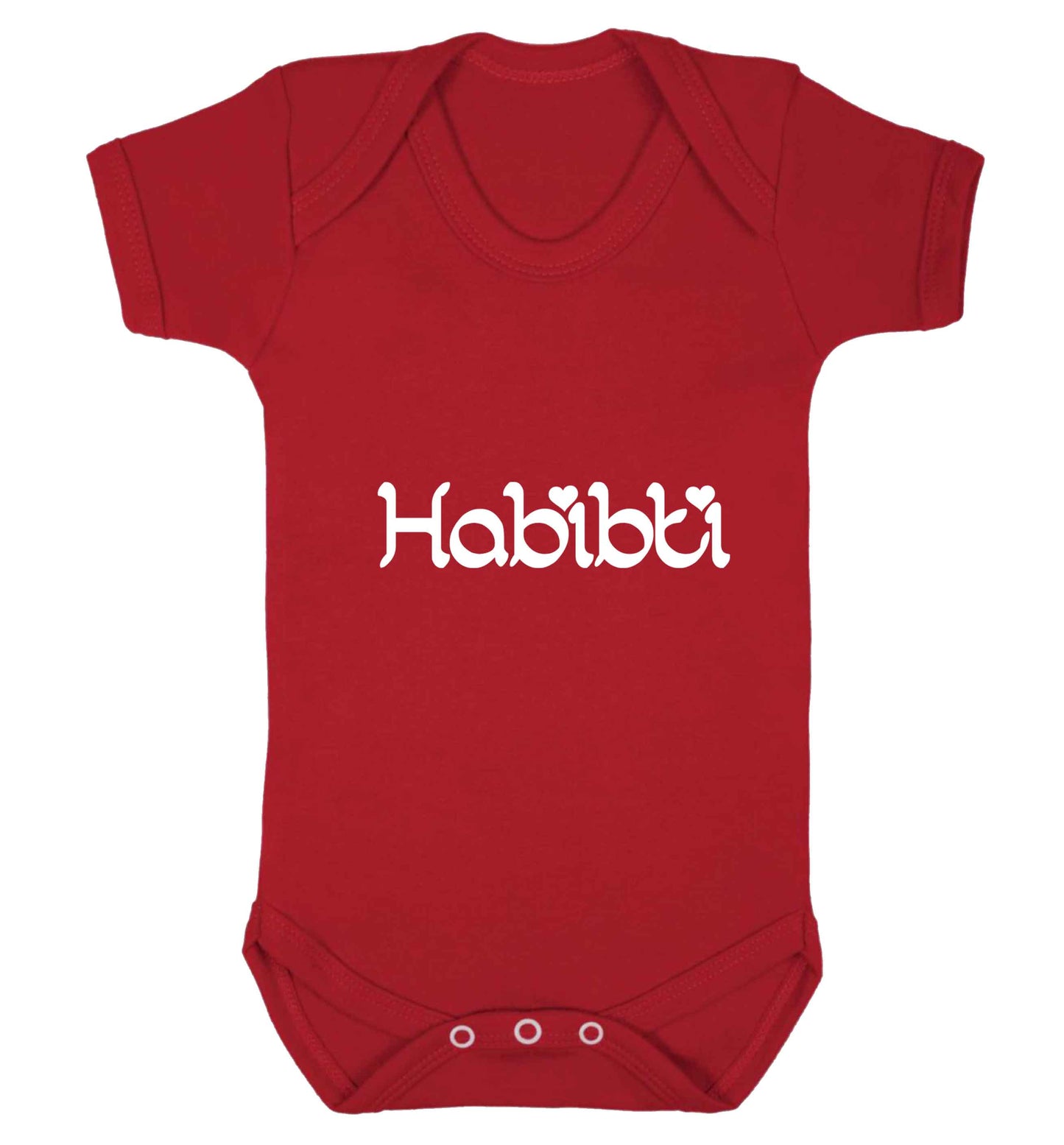 Habibiti baby vest red 18-24 months