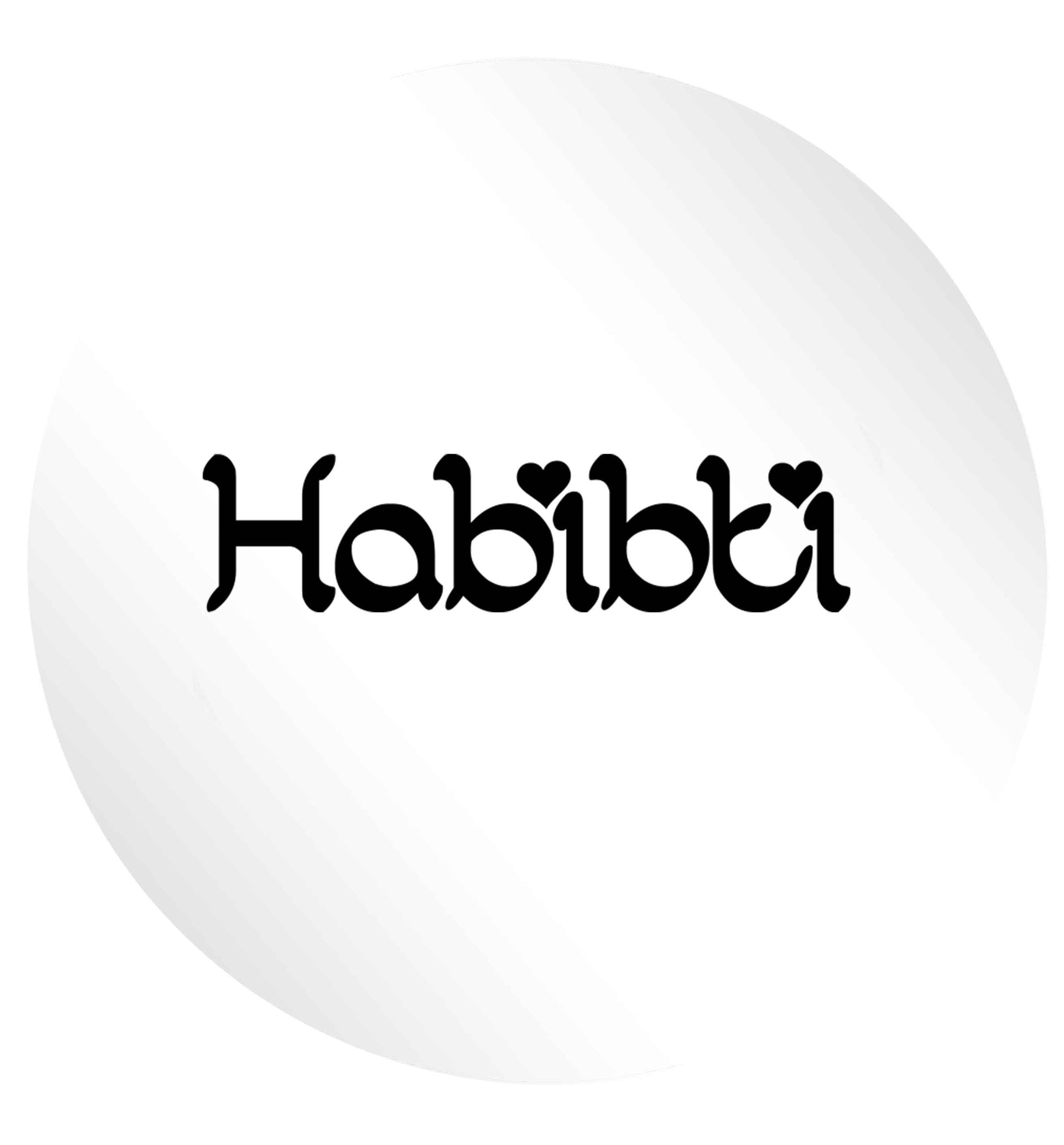 Habibiti 24 @ 45mm matt circle stickers