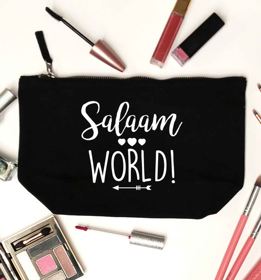 Salaam world black makeup bag
