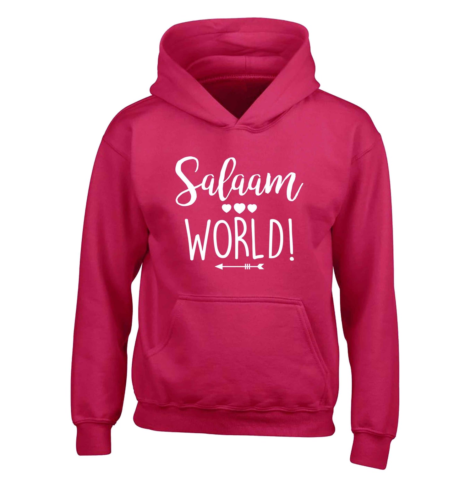 Salaam world children's pink hoodie 12-13 Years