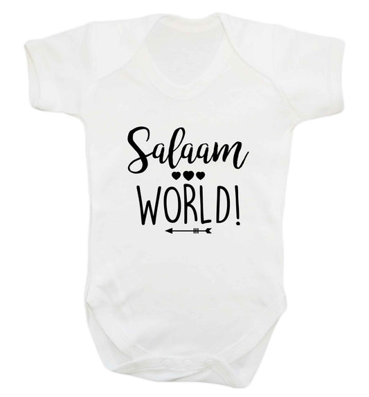Salaam world baby vest white 18-24 months