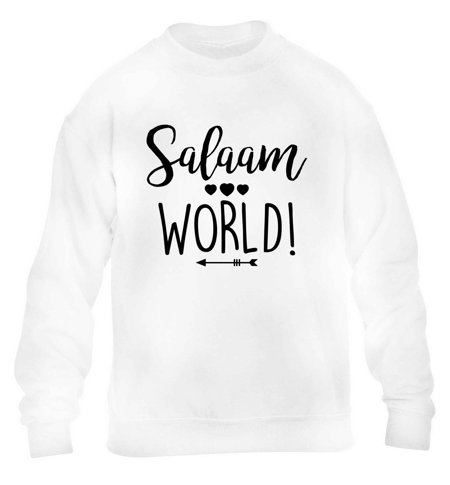 Salaam world children's white sweater 12-13 Years