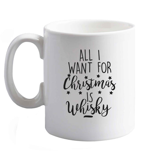 10 oz Save Water Drink Whisky ceramic mug right handed