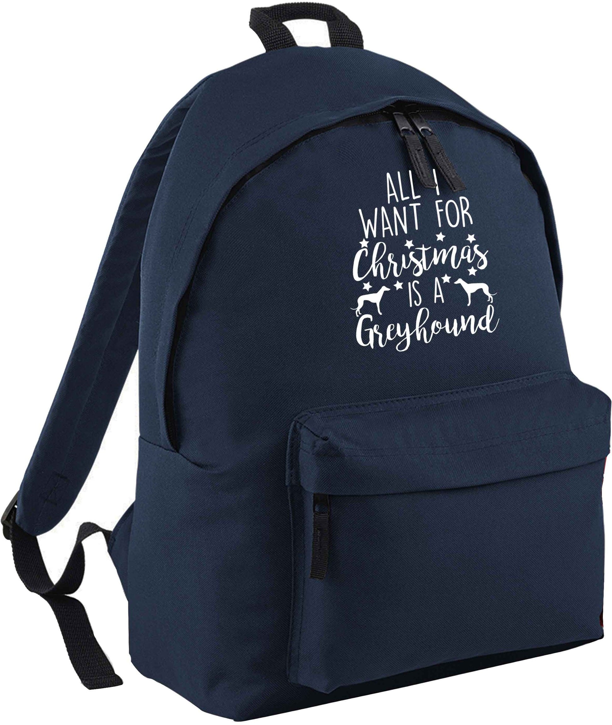 All I want for Christmas is a greyhound | Children's backpack