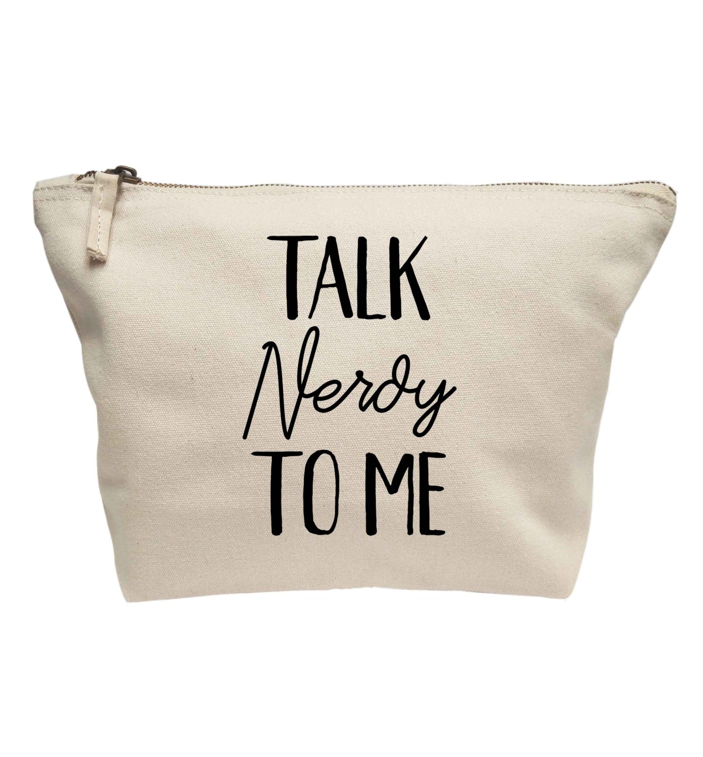 Talk nerdy to me | Makeup / wash bag