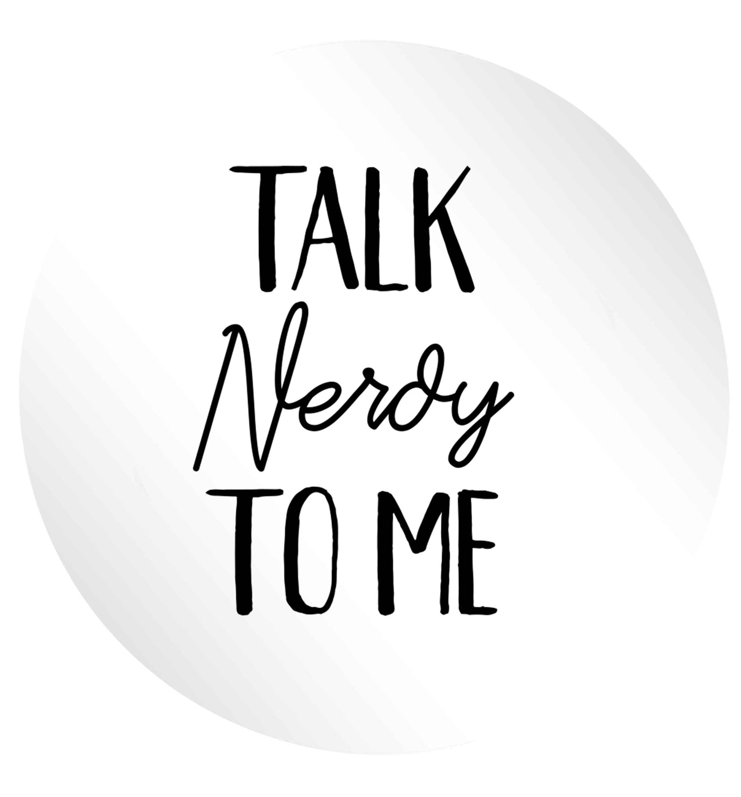 Talk nerdy to me 24 @ 45mm matt circle stickers