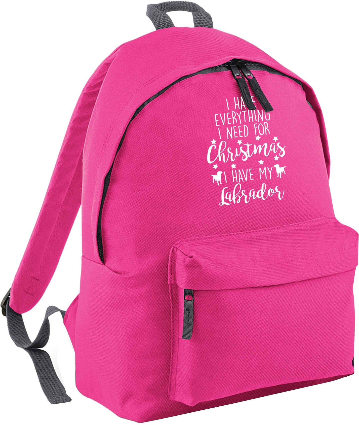 I have everything I need for Christmas I have my labrador | Children's backpack