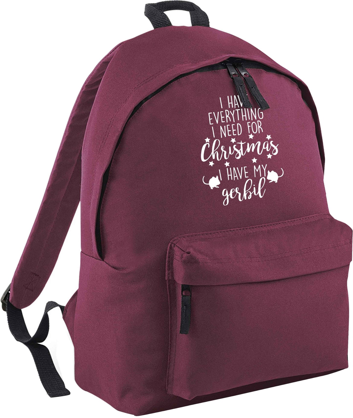 I have everything I need for Christmas I have my gerbil | Children's backpack