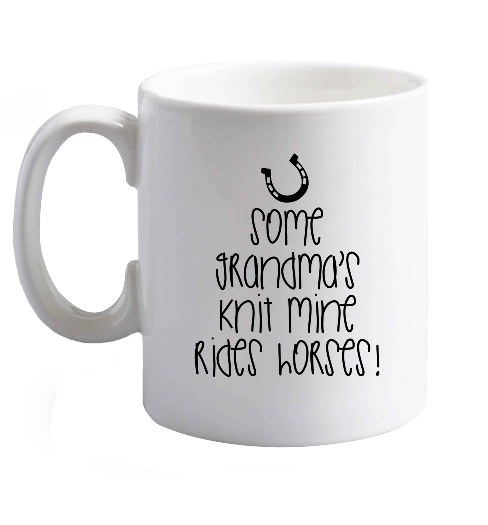 10 oz Favourite Type Pan Pancake ceramic mug right handed