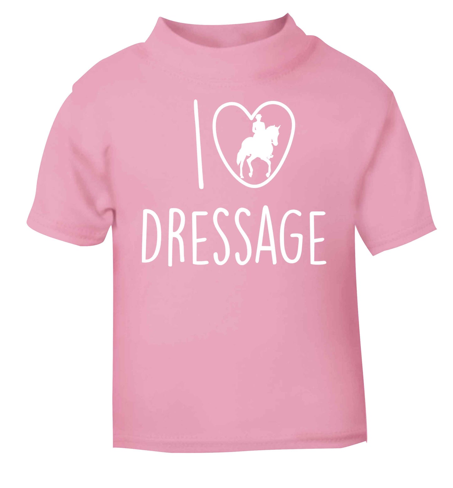 I love dressage light pink baby toddler Tshirt 2 Years