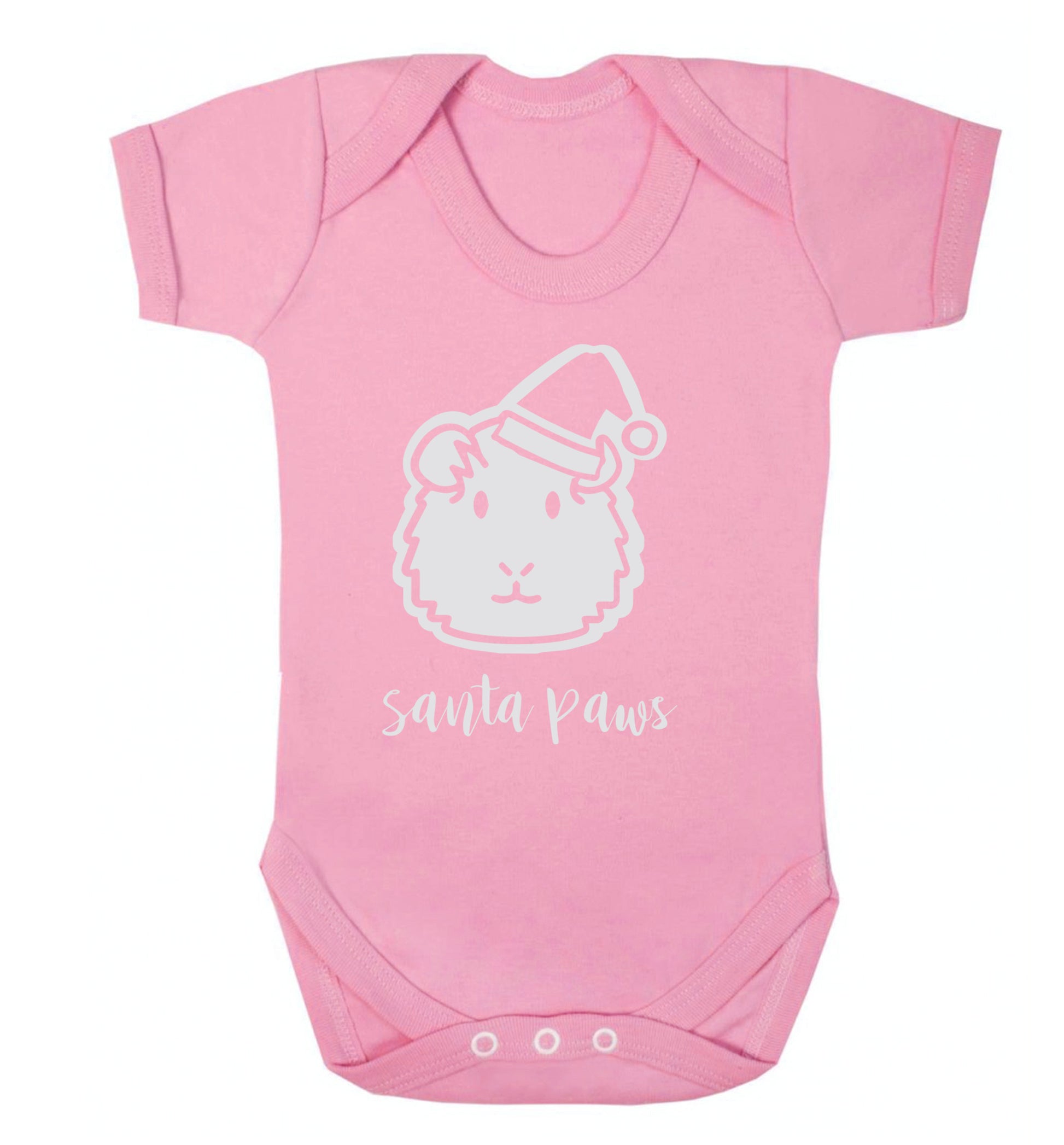 Guinea pig Santa Paws Baby Vest pale pink 18-24 months