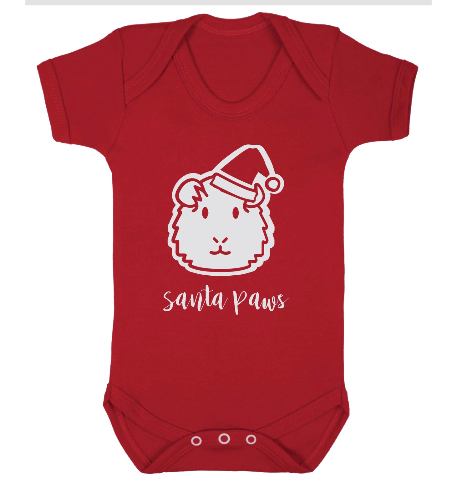 Guinea pig Santa Paws Baby Vest red 18-24 months