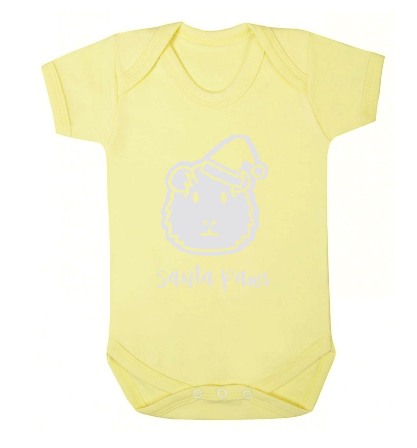 Guinea pig Santa Paws Baby Vest pale yellow 18-24 months