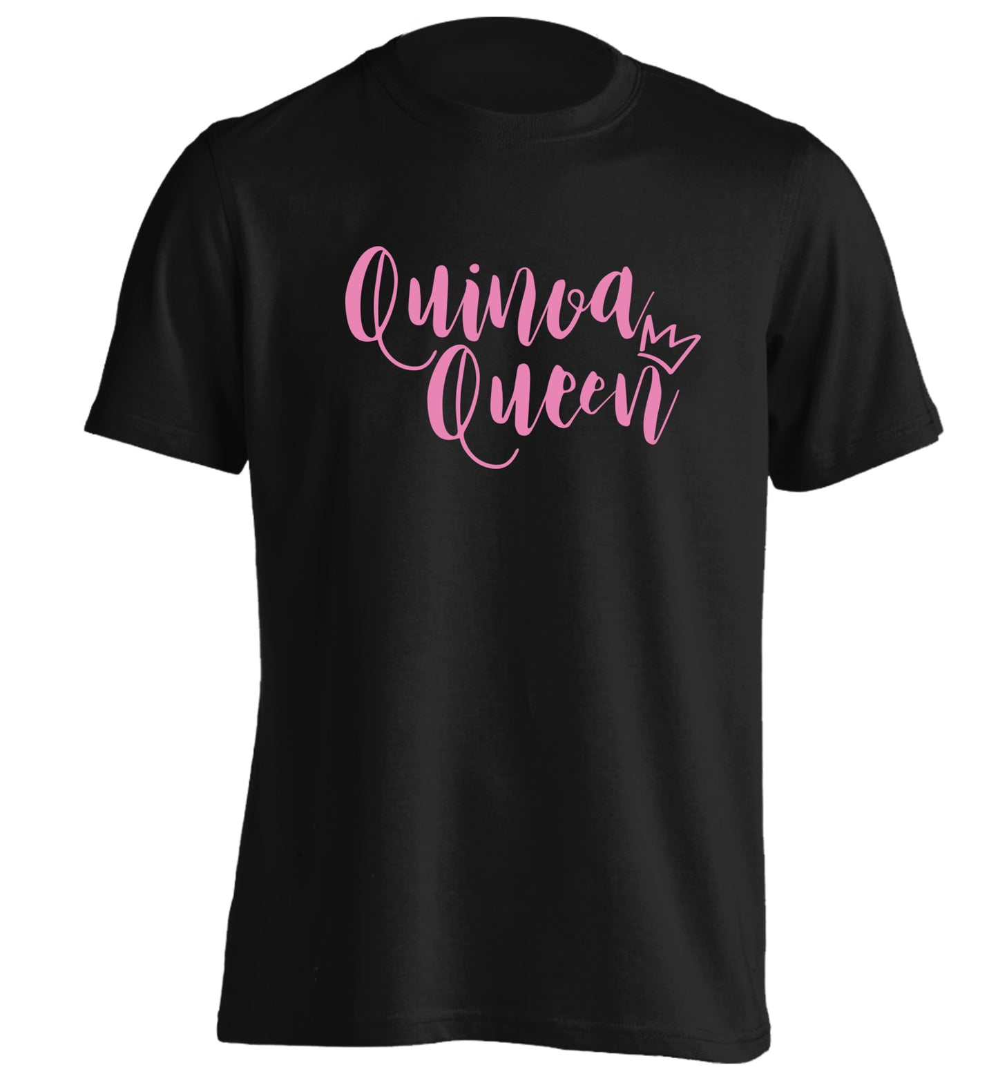 Quinoa Queen adults unisex black Tshirt 2XL