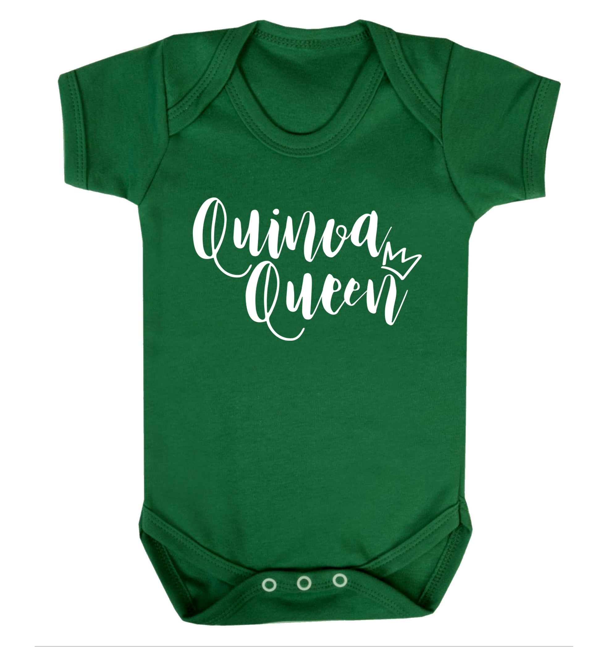Quinoa Queen Baby Vest green 18-24 months