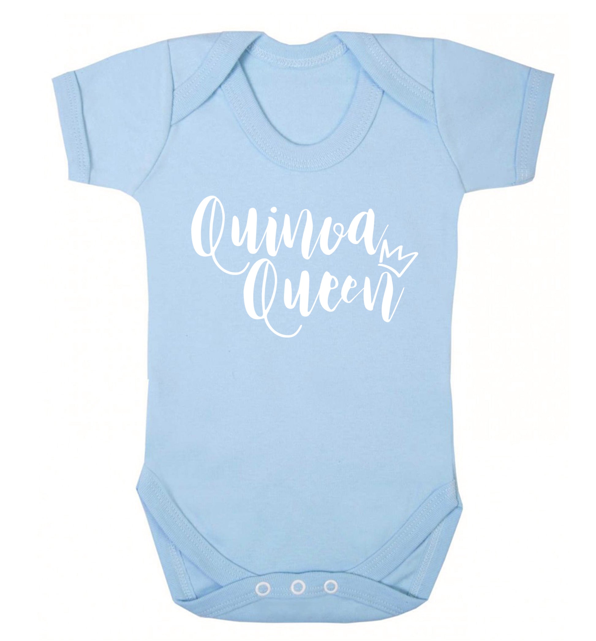 Quinoa Queen Baby Vest pale blue 18-24 months