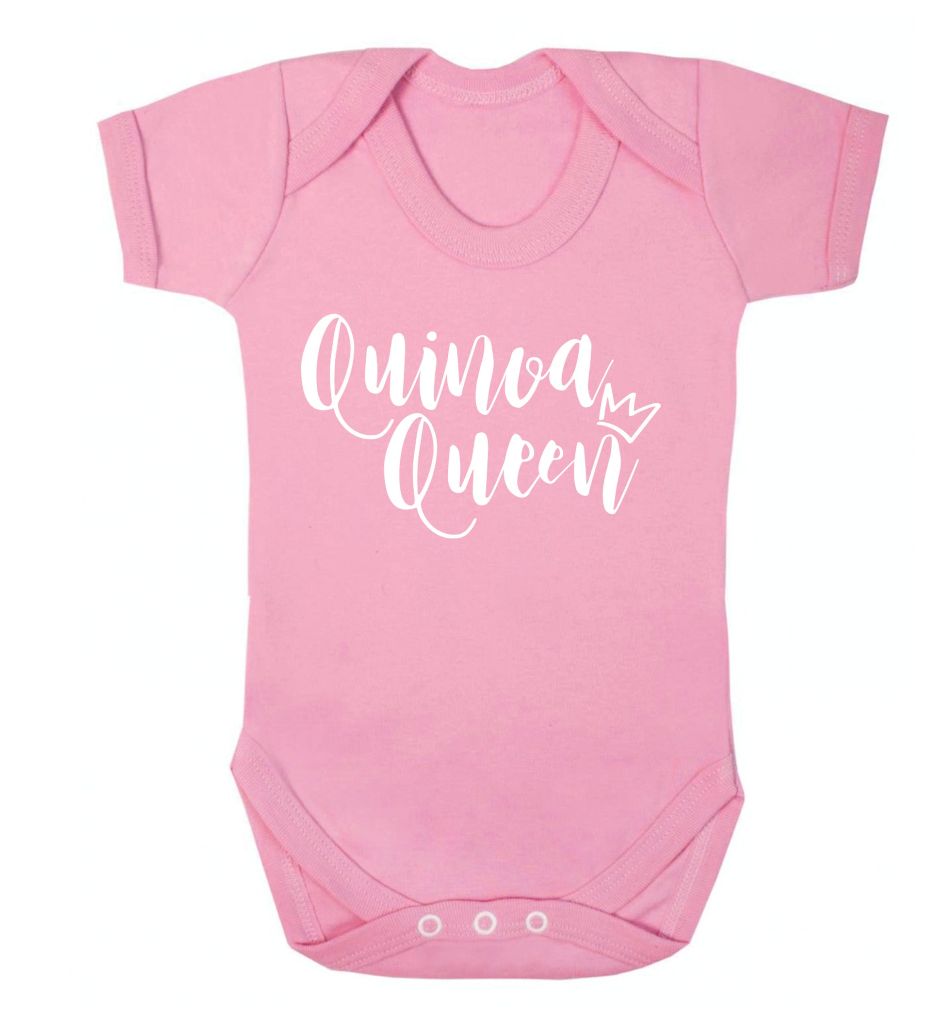 Quinoa Queen Baby Vest pale pink 18-24 months