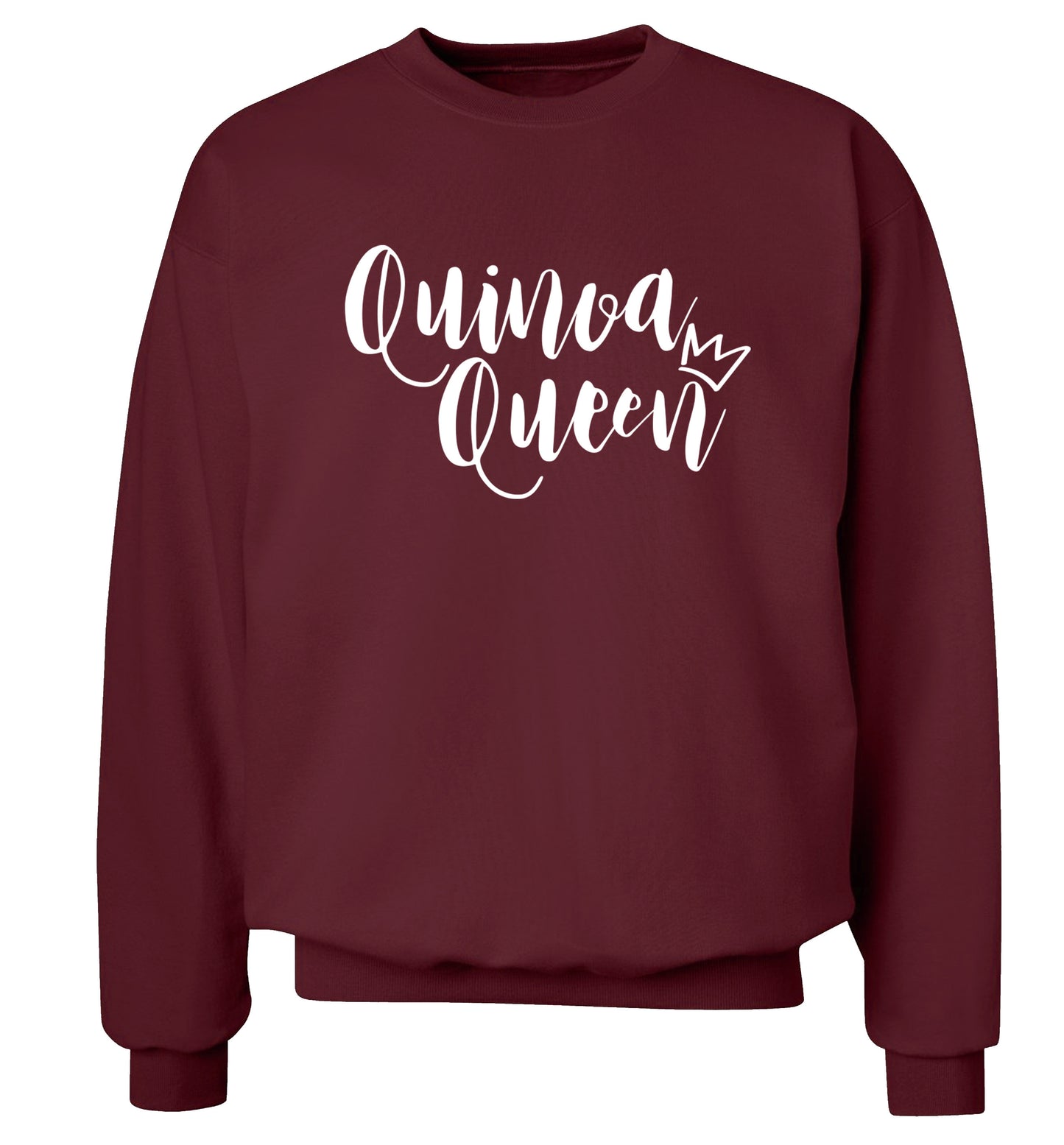 Quinoa Queen Adult's unisex maroon  sweater 2XL