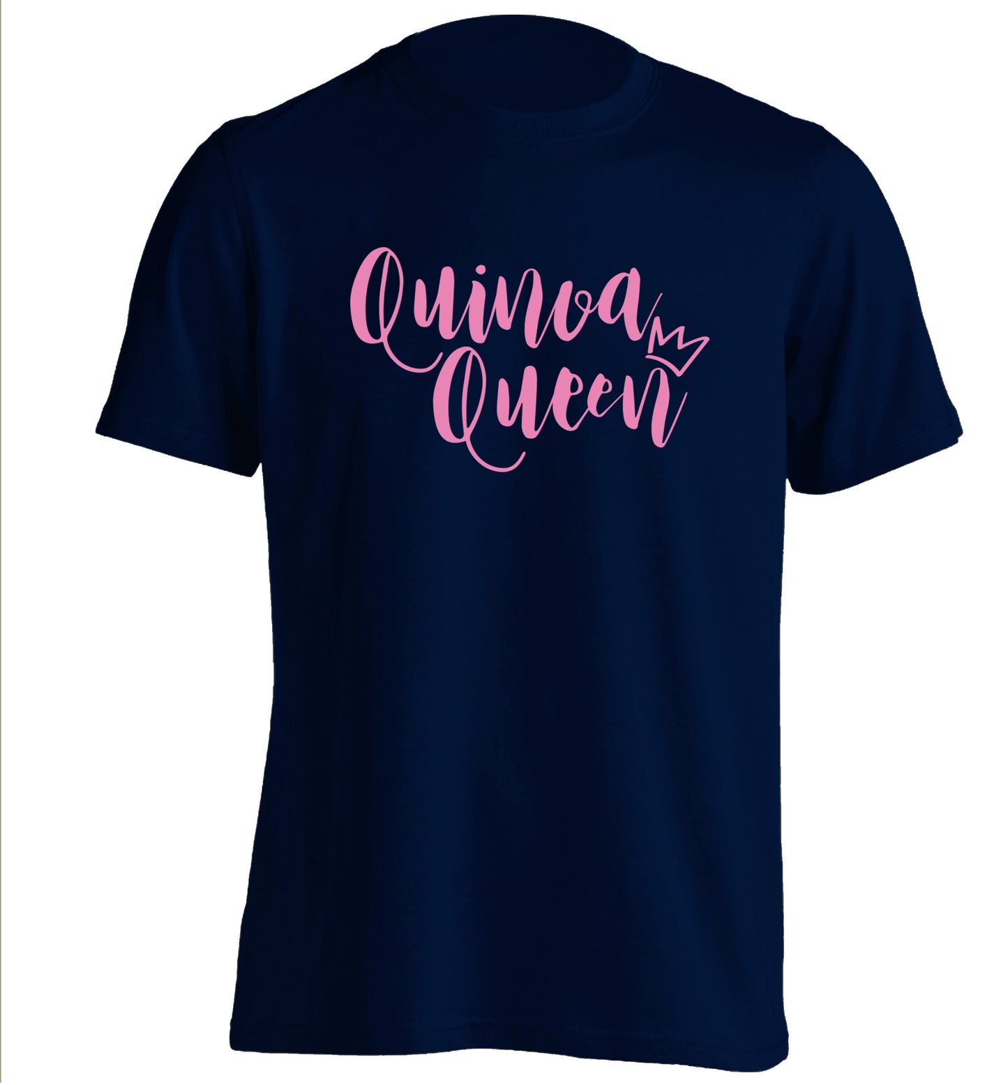 Quinoa Queen adults unisex navy Tshirt 2XL