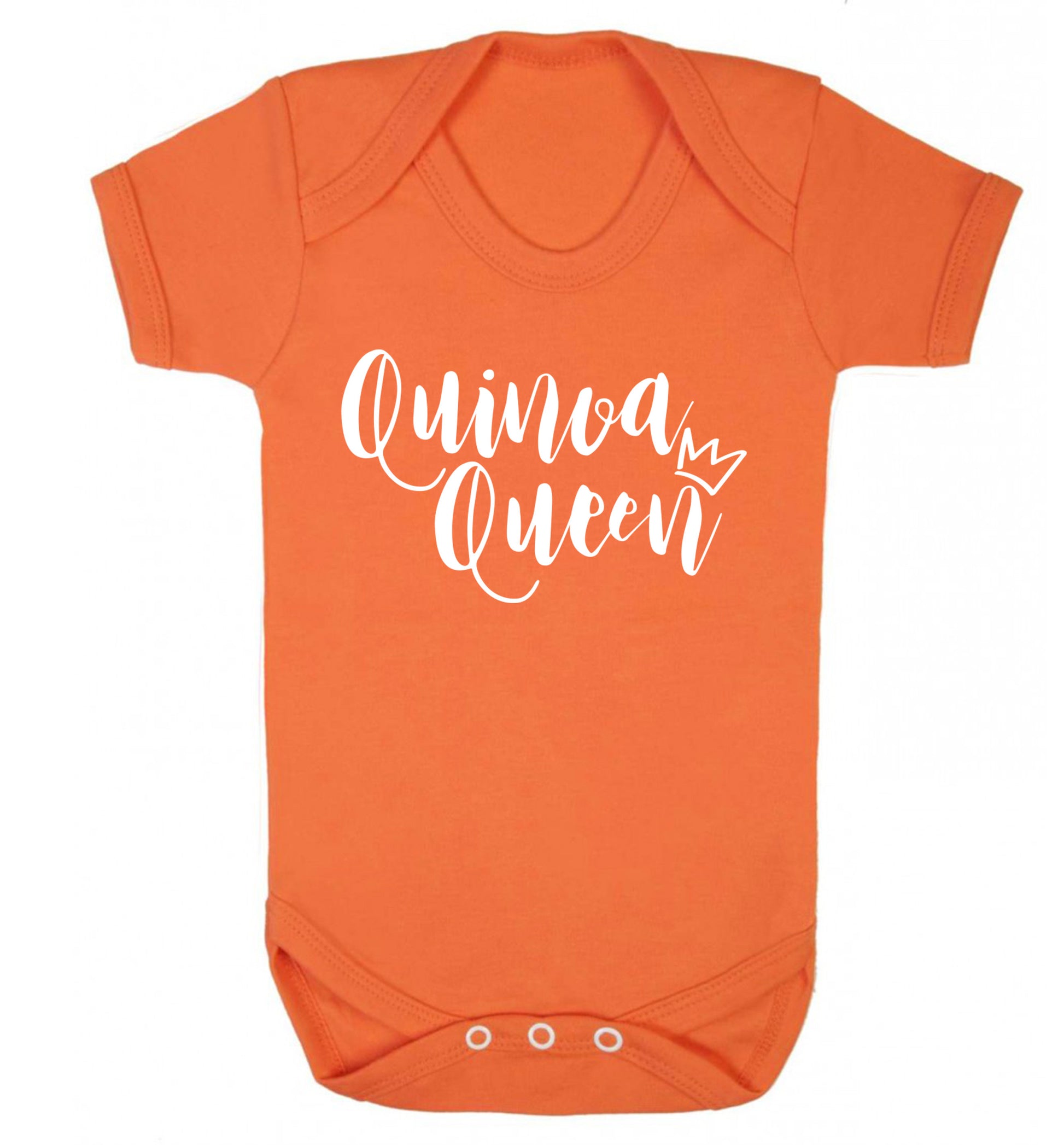 Quinoa Queen Baby Vest orange 18-24 months