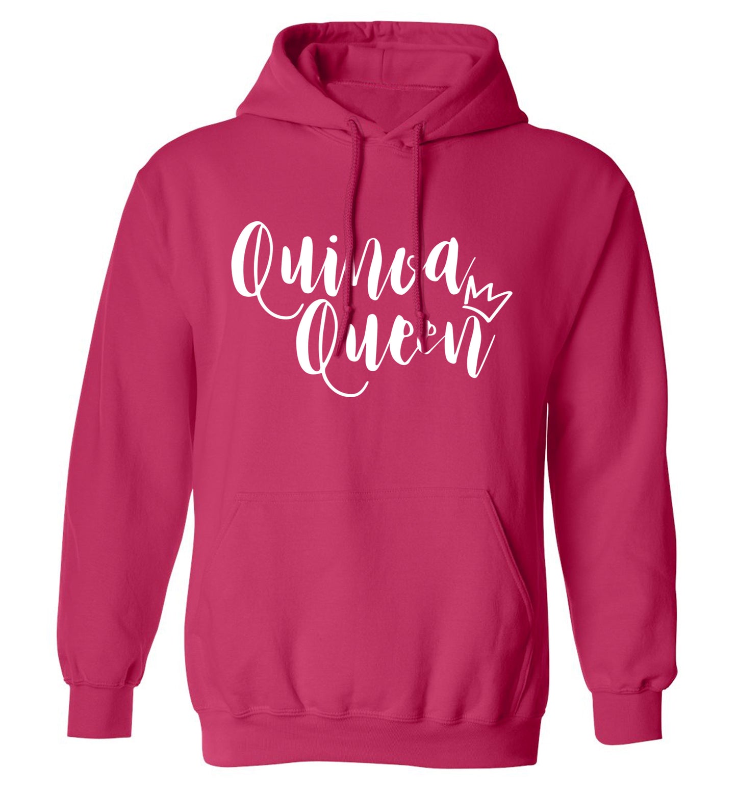 Quinoa Queen adults unisex pink hoodie 2XL