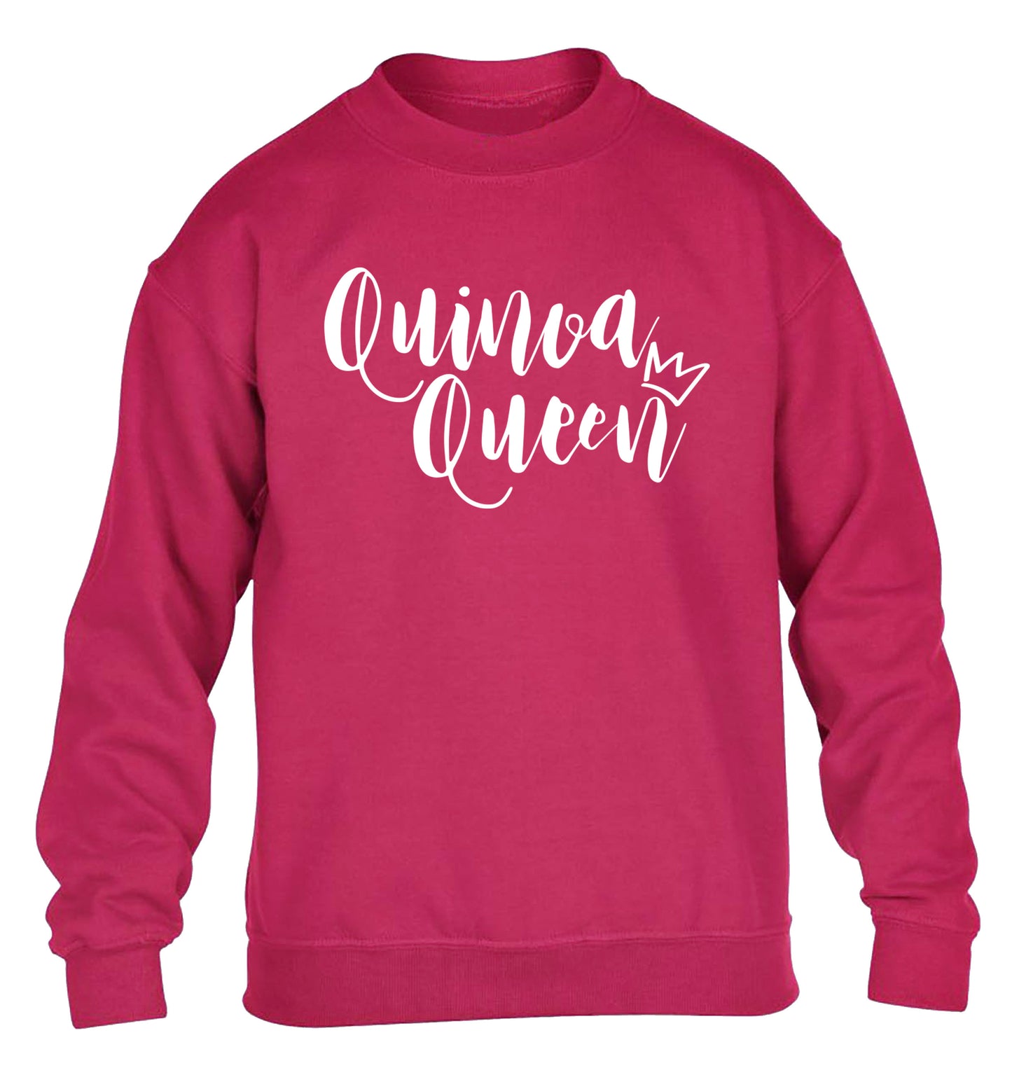Quinoa Queen children's pink  sweater 12-14 Years
