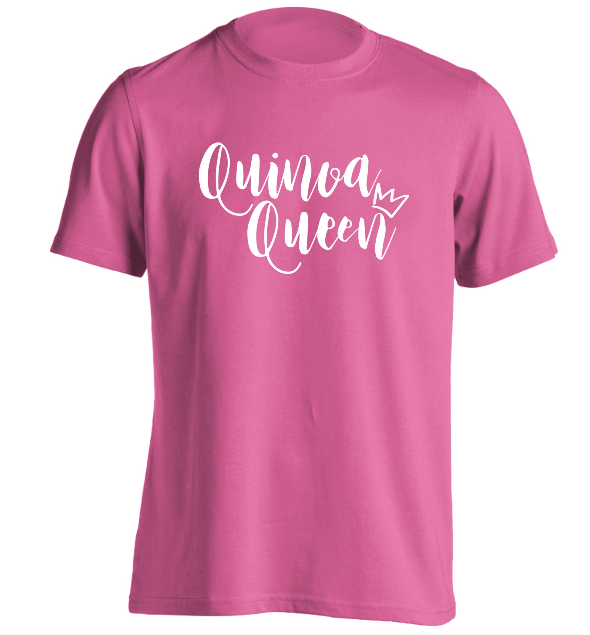 Quinoa Queen adults unisex pink Tshirt 2XL