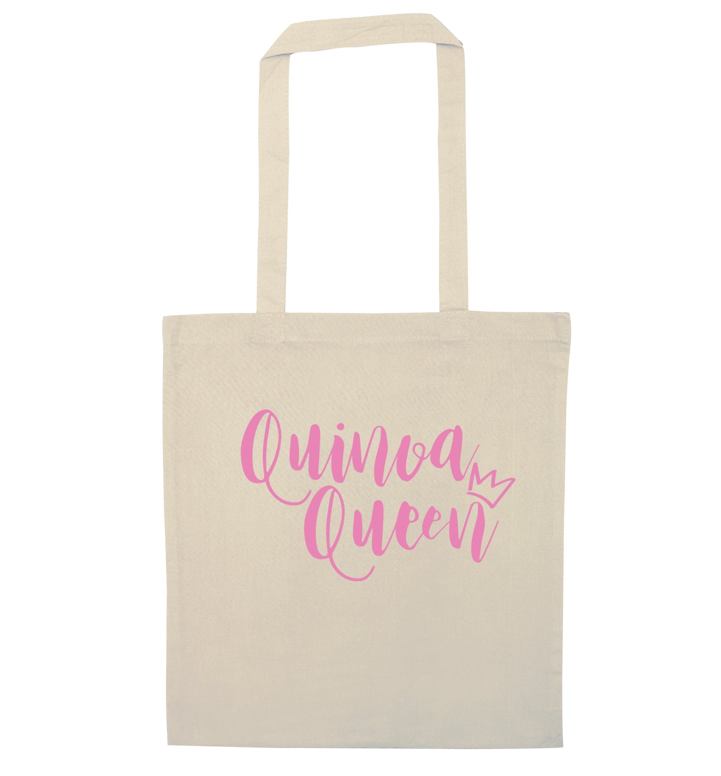 Quinoa Queen natural tote bag