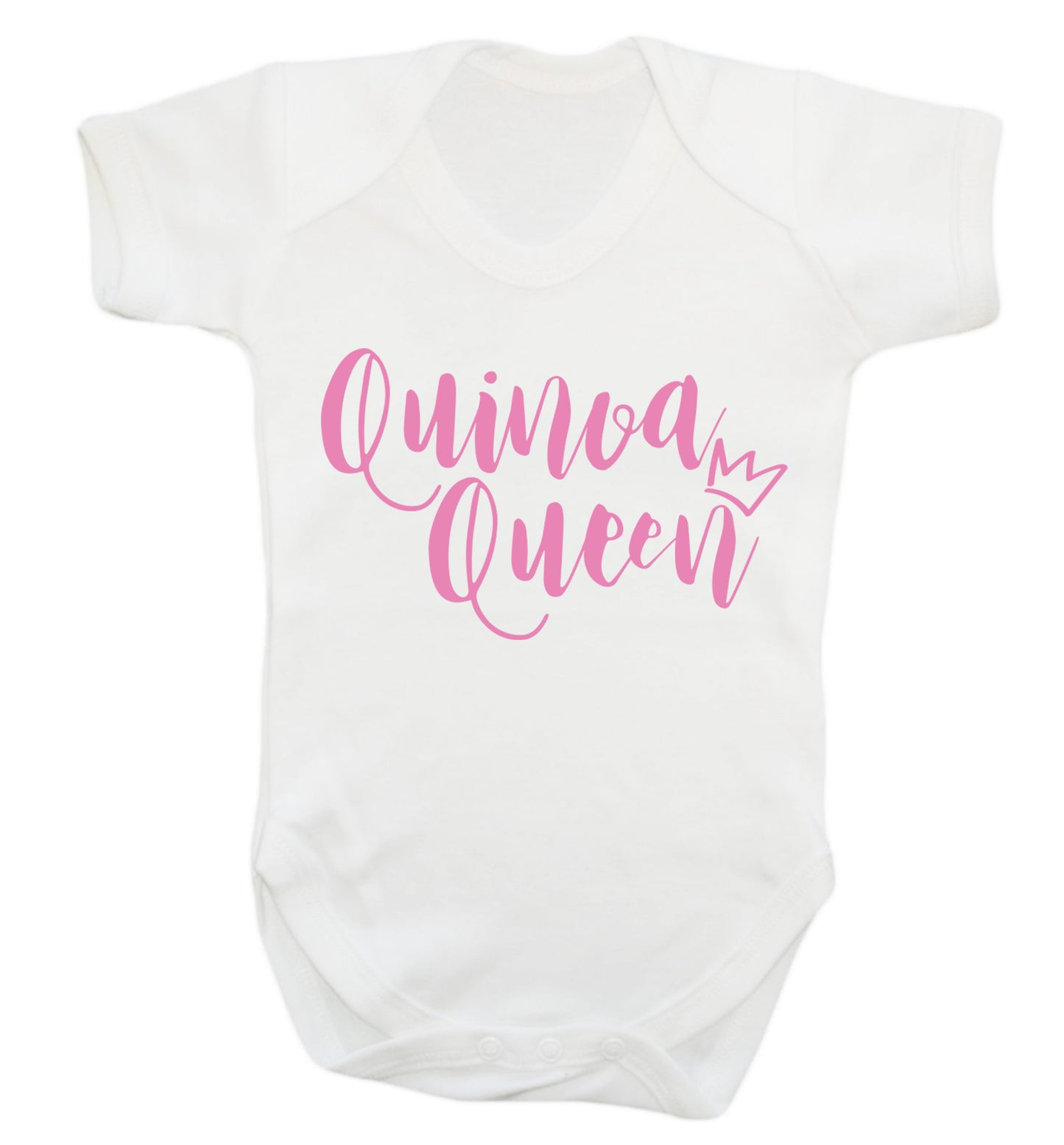 Quinoa Queen Baby Vest white 18-24 months