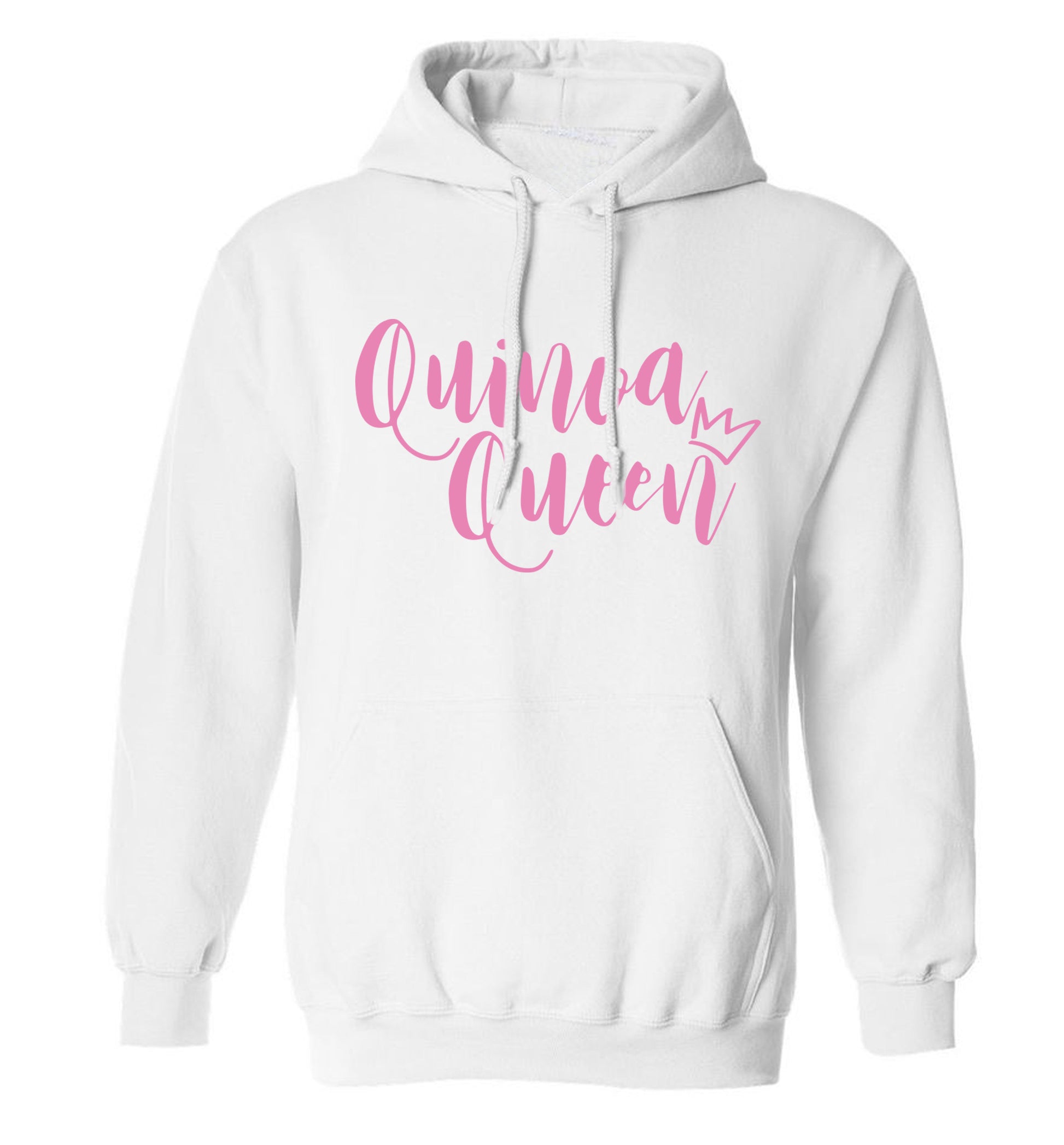Quinoa Queen adults unisex white hoodie 2XL